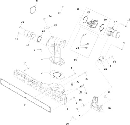 John Deere 9470RX - Zawór dolotowy DZ121939 (Silnik) - Válvula de Máquina agrícola: foto 1 John Deere 9470RX - Zawór dolotowy DZ121939 (Silnik) - Válvula de Máquina agrícola: foto 1
