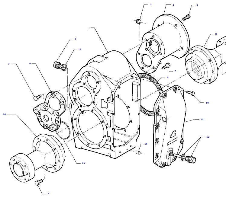 Massey Fergusson MF 30 32 - obudowa skrzyni biegów D46148000 - Caixas de velocidade e peças de Máquina agrícola: foto 1 Massey Fergusson MF 30 32 - obudowa skrzyni biegów D46148000 - Caixas de velocidade e peças de Máquina agrícola: foto 1