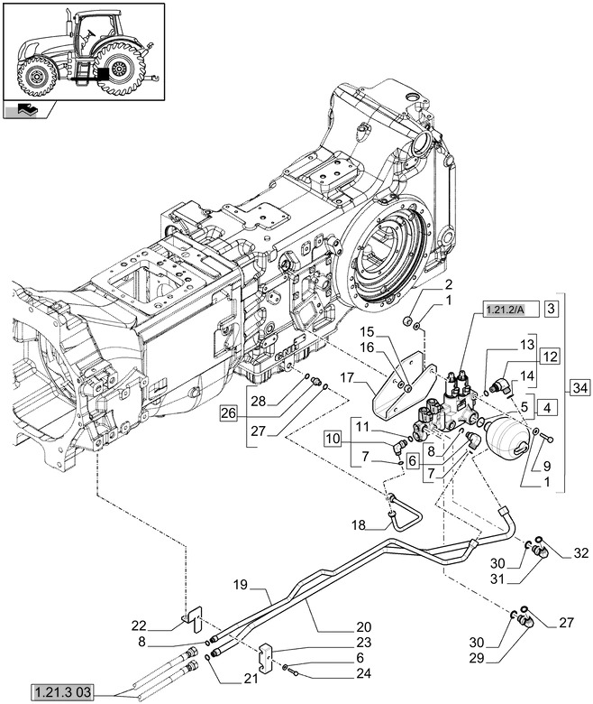New Holland T6010 Hydroakumulator 47752042 - Hidráulica de Máquina agrícola: foto 1 New Holland T6010 Hydroakumulator 47752042 - Hidráulica de Máquina agrícola: foto 1