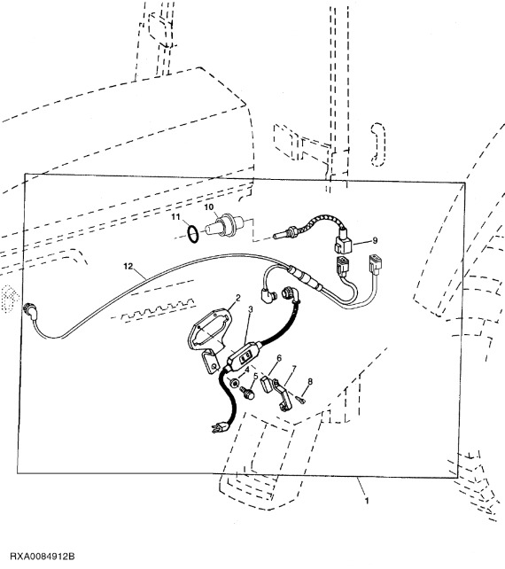 RE198861 John Deere 8345R - Wiązka przewodów - Cables/ Wire harness de Trator: foto 1 RE198861 John Deere 8345R - Wiązka przewodów - Cables/ Wire harness de Trator: foto 1
