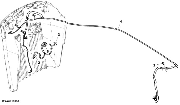 RE306002 John Deere 8345R - Wiązka przewodów - Cables/ Wire harness de Trator: foto 1 RE306002 John Deere 8345R - Wiązka przewodów - Cables/ Wire harness de Trator: foto 1