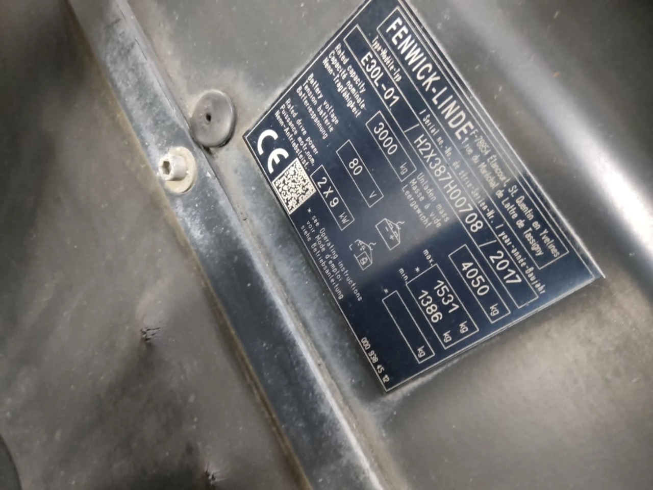 Linde E30L-01 - Empilhadeira elétrica: foto 5 Linde E30L-01 - Empilhadeira elétrica: foto 5