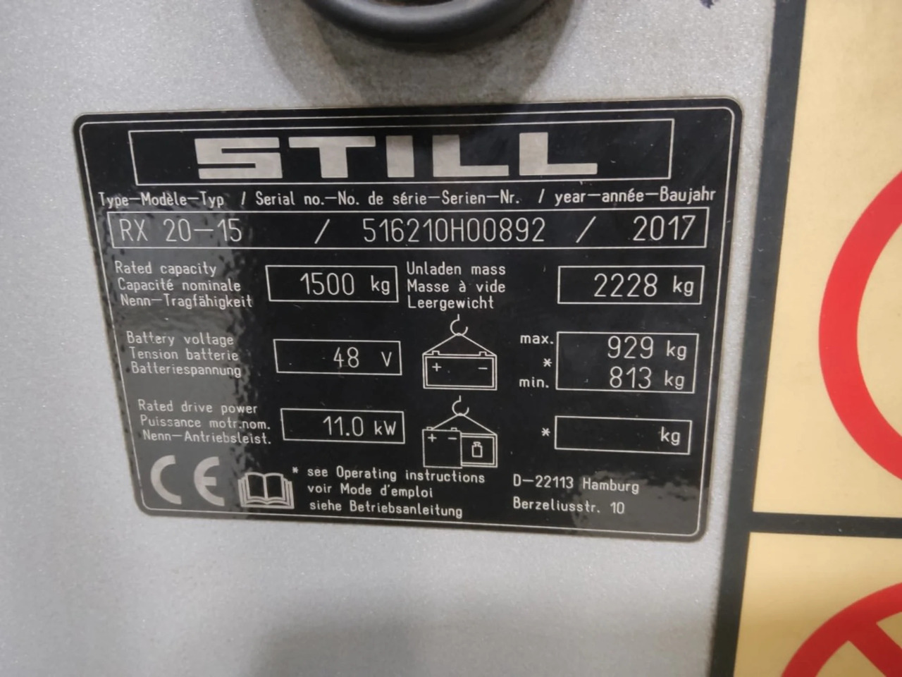 STILL RX20-15 - Empilhadeira elétrica: foto 5 STILL RX20-15 - Empilhadeira elétrica: foto 5