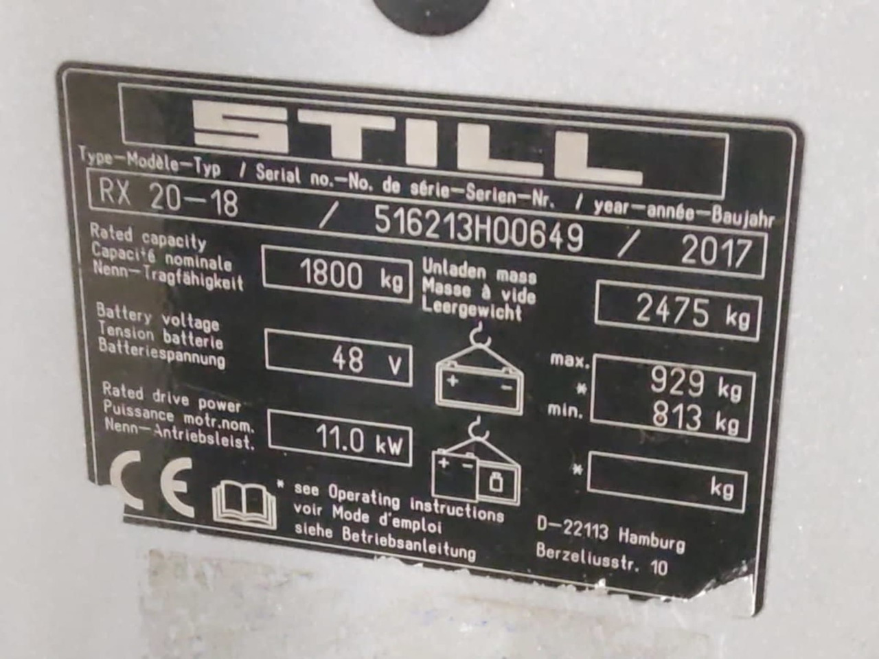 STILL RX20-18 - Empilhadeira elétrica: foto 2 STILL RX20-18 - Empilhadeira elétrica: foto 2