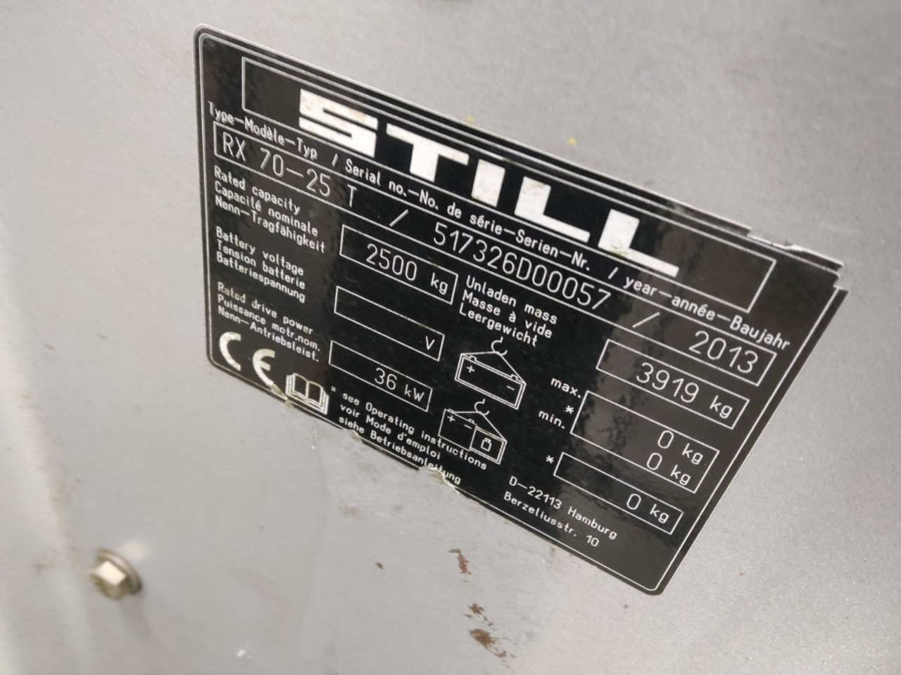 STILL RX70-25T - Empilhadeira a gás: foto 5 STILL RX70-25T - Empilhadeira a gás: foto 5