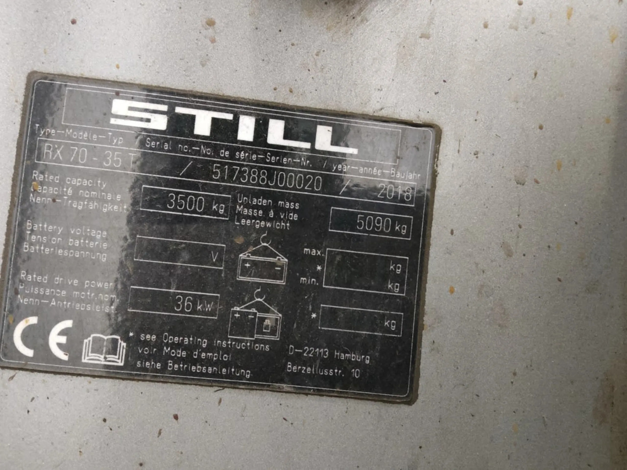 STILL RX70-35T - Empilhadeira a gás: foto 5 STILL RX70-35T - Empilhadeira a gás: foto 5