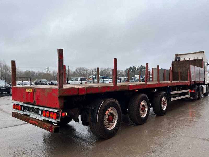 Doll 93 H STEERED AXLES / PLATFORM L=13463 / EXTENDABLE - Semi-reboque plataforma/ Caixa aberta: foto 4 Doll 93 H STEERED AXLES / PLATFORM L=13463 / EXTENDABLE - Semi-reboque plataforma/ Caixa aberta: foto 4