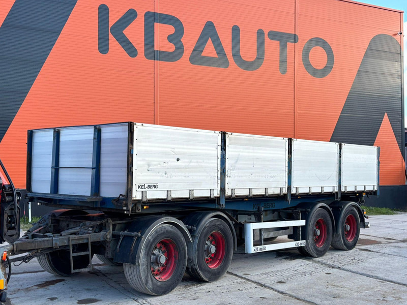 KEL-BERG D32B4 BPW AXLES / EXTENDABLE DRAWBAR / BOX L=7605 mm - Reboque basculante: foto 1 KEL-BERG D32B4 BPW AXLES / EXTENDABLE DRAWBAR / BOX L=7605 mm - Reboque basculante: foto 1