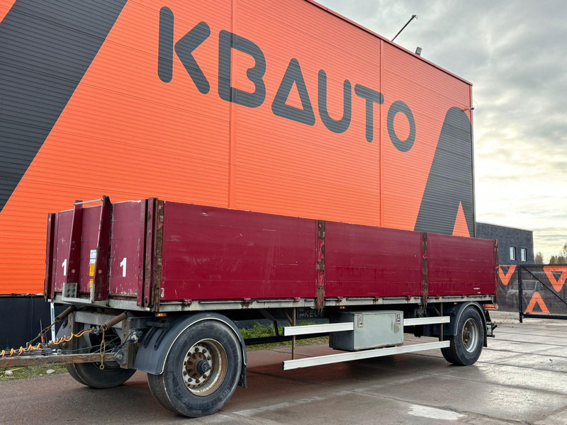 KEL-BERG PRAH 18 BPW AXLES / EXTENDABLE DRAWBAR - Reboque plataforma/ Caixa aberta: foto 1 KEL-BERG PRAH 18 BPW AXLES / EXTENDABLE DRAWBAR - Reboque plataforma/ Caixa aberta: foto 1