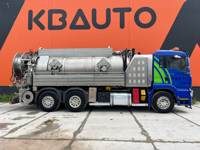 MAN TGA 26.430 6x2*4 TANK 13700 l / VACUUM MORO PM200R - 2283 hours / PRESSURE Pratissoli KF38 - 40 l/min - 150 bar - Caminhão limpa fossa: foto 4 MAN TGA 26.430 6x2*4 TANK 13700 l / VACUUM MORO PM200R - 2283 hours / PRESSURE Pratissoli KF38 - 40 l/min - 150 bar - Caminhão limpa fossa: foto 4