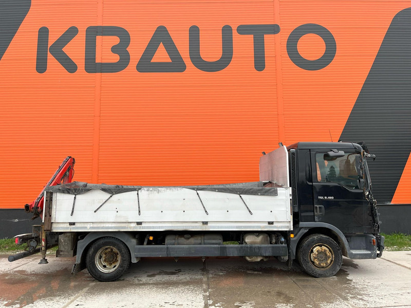 MAN TGL 8.180 4x2 CAB DAMAGE ! / Fassi F28 / PLATFORM L=4366 mm - Camião de caixa aberta/ Plataforma, Caminhão grua: foto 5 MAN TGL 8.180 4x2 CAB DAMAGE ! / Fassi F28 / PLATFORM L=4366 mm - Camião de caixa aberta/ Plataforma, Caminhão grua: foto 5