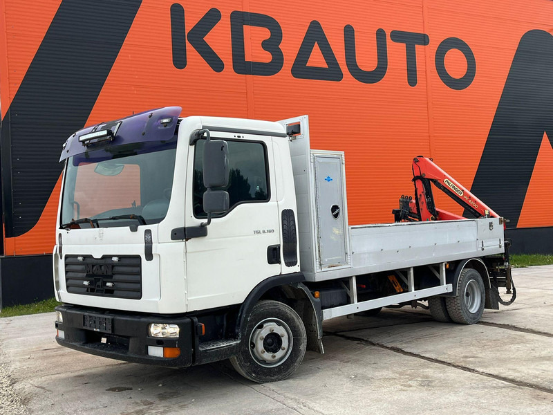 MAN TGL 8.180 4x2 PK4200 YEAR 2013 / PLATFORM L=3710 mm - Camião de caixa aberta/ Plataforma, Caminhão grua: foto 2 MAN TGL 8.180 4x2 PK4200 YEAR 2013 / PLATFORM L=3710 mm - Camião de caixa aberta/ Plataforma, Caminhão grua: foto 2