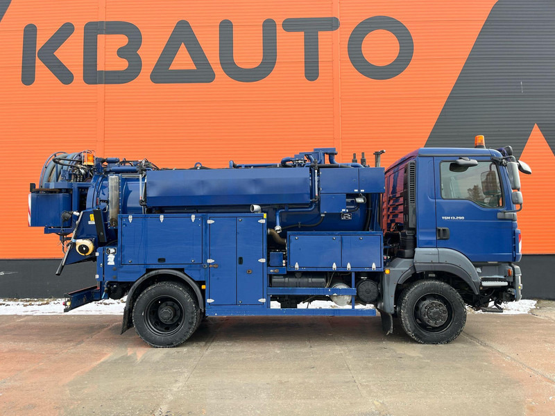 MAN TGM 13.290 4x4 TANK 6500 l / VACUUM Vacustar W900R / PRESSURE Pratissoli KE28 - 61 l/min - 150 bar - Caminhão limpa fossa: foto 4 MAN TGM 13.290 4x4 TANK 6500 l / VACUUM Vacustar W900R / PRESSURE Pratissoli KE28 - 61 l/min - 150 bar - Caminhão limpa fossa: foto 4