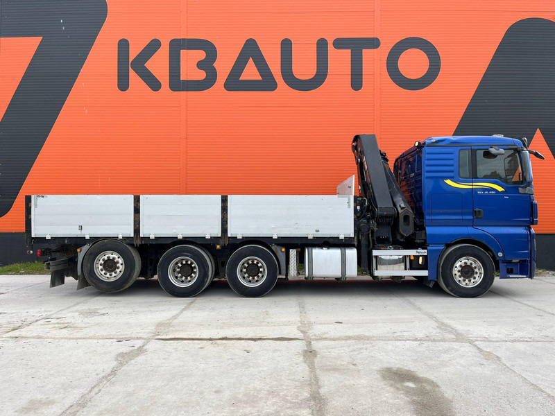 MAN TGX 35.480 8x4*4 HIAB 288E-7 / PLATFORM L=6397 mm - Camião de caixa aberta/ Plataforma, Caminhão grua: foto 5 MAN TGX 35.480 8x4*4 HIAB 288E-7 / PLATFORM L=6397 mm - Camião de caixa aberta/ Plataforma, Caminhão grua: foto 5