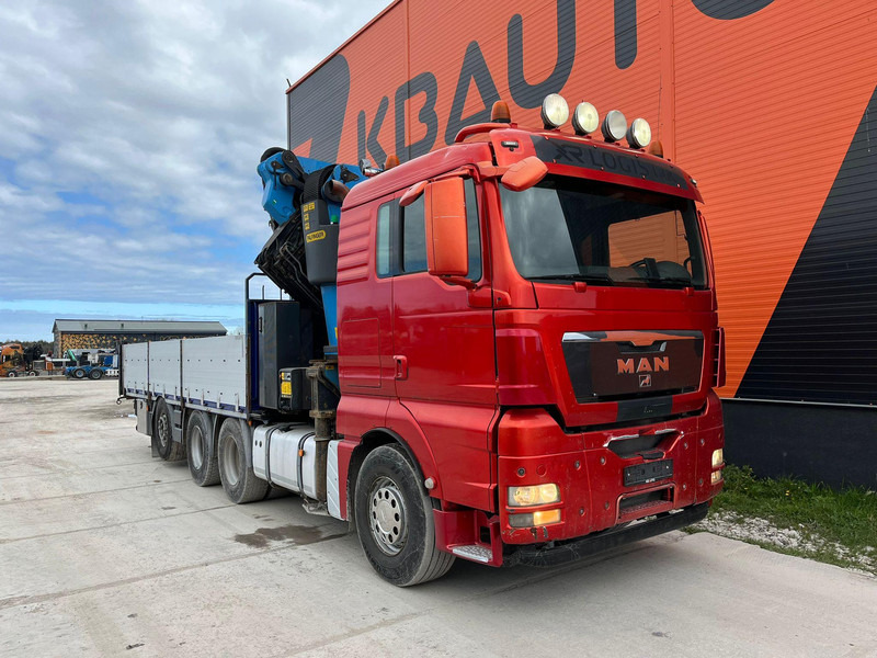 MAN TGX 35.480 8x4*4 PK 65002 + JIB / PLATFORM L=6800 mm - Camião de caixa aberta/ Plataforma, Caminhão grua: foto 4 MAN TGX 35.480 8x4*4 PK 65002 + JIB / PLATFORM L=6800 mm - Camião de caixa aberta/ Plataforma, Caminhão grua: foto 4