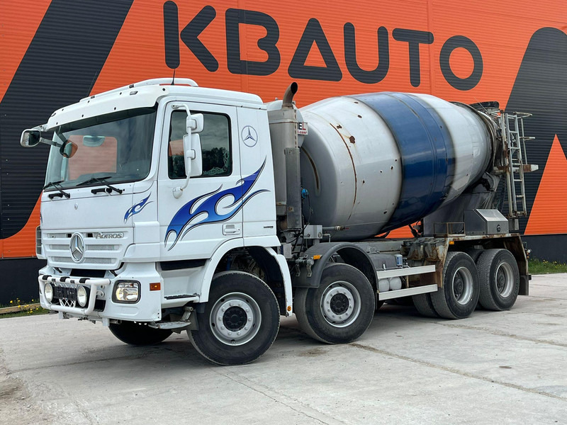 Mercedes-Benz Actros 3241 8x4 MSM 9M 10m3 / FULL STEEL / HUB REDUCTION / CHUTE - Caminhão betoneira: foto 1 Mercedes-Benz Actros 3241 8x4 MSM 9M 10m3 / FULL STEEL / HUB REDUCTION / CHUTE - Caminhão betoneira: foto 1