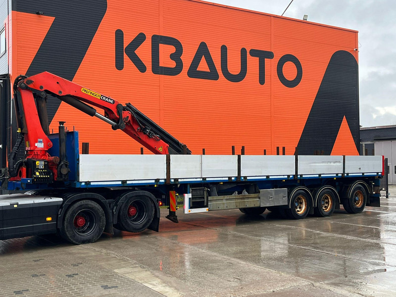 Nordic TRAILER S345 PALFINGER PK23002 / PLATFORM L=12324 mm - Semi-reboque plataforma/ Caixa aberta: foto 2 Nordic TRAILER S345 PALFINGER PK23002 / PLATFORM L=12324 mm - Semi-reboque plataforma/ Caixa aberta: foto 2