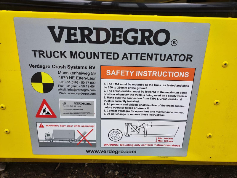 Peça de reposição de Caminhão verdegro TMA-US 100K Truck Mounted Attenuator: foto 11