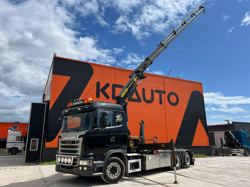Scania G 440 6x2*4 PK22002 + JIB / PALFINGER 20 ton / L=5000 mm - Caminhão polibenne, Caminhão grua: foto 1 Scania G 440 6x2*4 PK22002 + JIB / PALFINGER 20 ton / L=5000 mm - Caminhão polibenne, Caminhão grua: foto 1