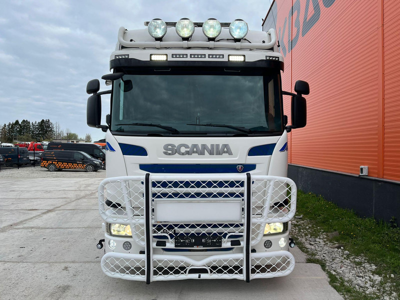 Scania G 490 6x2 HMF 5020 K6 + JIB / RETARDER - Camião de caixa aberta/ Plataforma, Caminhão grua: foto 3 Scania G 490 6x2 HMF 5020 K6 + JIB / RETARDER - Camião de caixa aberta/ Plataforma, Caminhão grua: foto 3