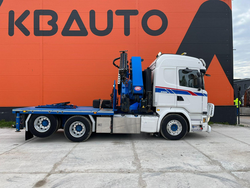Scania G 490 6x2 HMF 5020 K6 + JIB / RETARDER - Camião de caixa aberta/ Plataforma, Caminhão grua: foto 5 Scania G 490 6x2 HMF 5020 K6 + JIB / RETARDER - Camião de caixa aberta/ Plataforma, Caminhão grua: foto 5