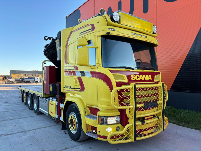 Scania G 490 8x4*4 PK 65002 SH / JIB CONNECTION / PLATFORM L=6301-7499 mm - Camião de caixa aberta/ Plataforma, Caminhão grua: foto 4 Scania G 490 8x4*4 PK 65002 SH / JIB CONNECTION / PLATFORM L=6301-7499 mm - Camião de caixa aberta/ Plataforma, Caminhão grua: foto 4