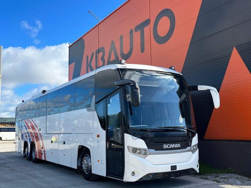 Autocarro Scania K 450 6x2*4 Interlink 55 SEATS / AC / AUXILIARY HEATING / WHEELCHAIR LIFT / WC: foto 1