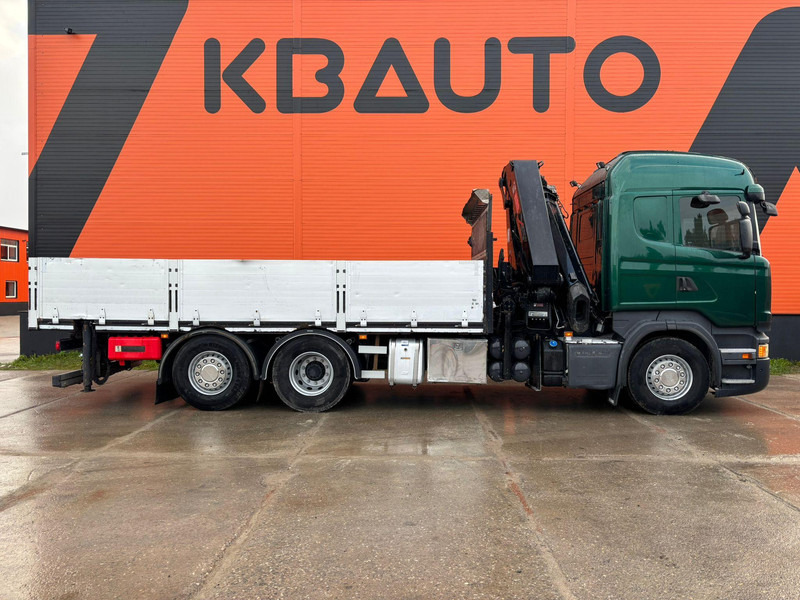 Scania R 410 6x2 HIAB 322EP-5 HIPRO / PLATFORM L=6131 mm - Camião de caixa aberta/ Plataforma, Caminhão grua: foto 5 Scania R 410 6x2 HIAB 322EP-5 HIPRO / PLATFORM L=6131 mm - Camião de caixa aberta/ Plataforma, Caminhão grua: foto 5