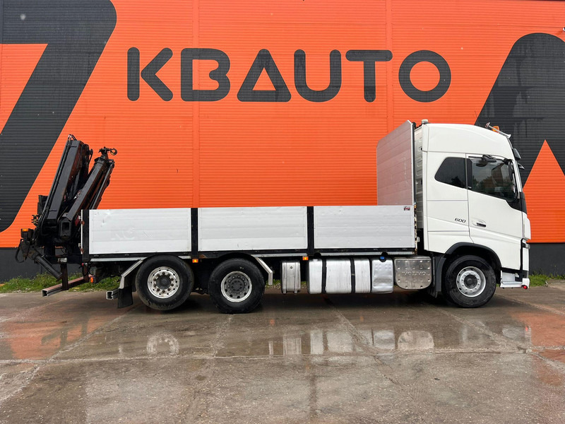 Volvo FH 16 600 6x2*4 HIAB 166E-5 HIPRO / PLATFORM L=6309 mm - Camião de caixa aberta/ Plataforma, Caminhão grua: foto 5 Volvo FH 16 600 6x2*4 HIAB 166E-5 HIPRO / PLATFORM L=6309 mm - Camião de caixa aberta/ Plataforma, Caminhão grua: foto 5