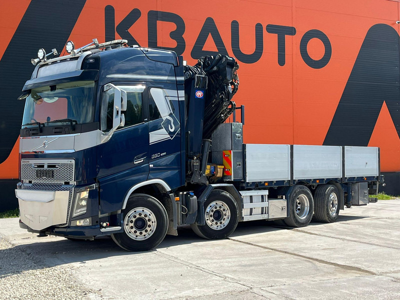 Volvo FH 16 650 8x2*6 HMF 6020K-RC + JIB / PLATFORM L=6344 mm - Camião de caixa aberta/ Plataforma, Caminhão grua: foto 2 Volvo FH 16 650 8x2*6 HMF 6020K-RC + JIB / PLATFORM L=6344 mm - Camião de caixa aberta/ Plataforma, Caminhão grua: foto 2