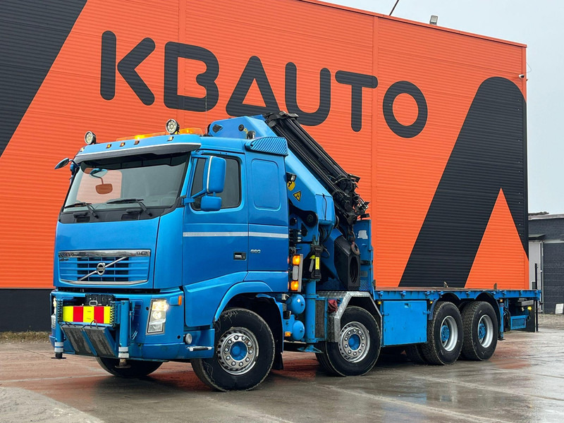 Volvo FH 16 660 8x4 PK60002 + JIB / PLATFORM L=6232 mm - Camião de caixa aberta/ Plataforma, Caminhão grua: foto 2 Volvo FH 16 660 8x4 PK60002 + JIB / PLATFORM L=6232 mm - Camião de caixa aberta/ Plataforma, Caminhão grua: foto 2