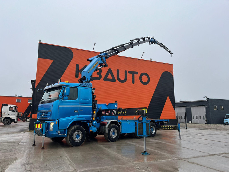 Volvo FH 16 660 8x4 PK60002 + JIB / PLATFORM L=6232 mm - Camião de caixa aberta/ Plataforma, Caminhão grua: foto 1 Volvo FH 16 660 8x4 PK60002 + JIB / PLATFORM L=6232 mm - Camião de caixa aberta/ Plataforma, Caminhão grua: foto 1