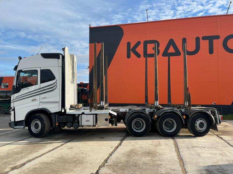 Caminhão florestal, Caminhão grua para transporte de madeiras Volvo FH 16 750 8x4*4 CHASSIS L=7113 mm: foto 9