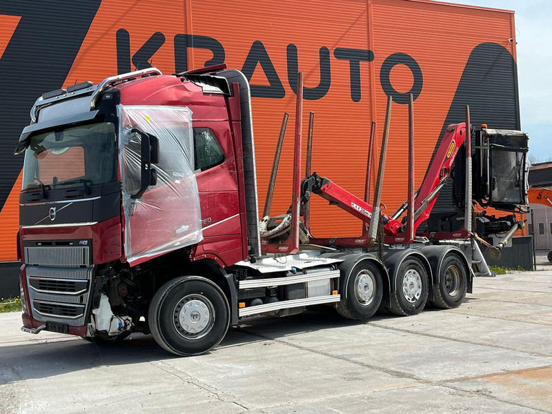 Volvo FH 16 750 8x4/4 DAMAGED ! - Caminhão florestal, Caminhão grua: foto 1 Volvo FH 16 750 8x4/4 DAMAGED ! - Caminhão florestal, Caminhão grua: foto 1