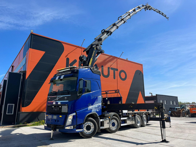 Volvo FH 460 8x2*6 PK78002 + JIB + WINCH / PLATFORM L=7190 mm - Camião de caixa aberta/ Plataforma, Caminhão grua: foto 1 Volvo FH 460 8x2*6 PK78002 + JIB + WINCH / PLATFORM L=7190 mm - Camião de caixa aberta/ Plataforma, Caminhão grua: foto 1