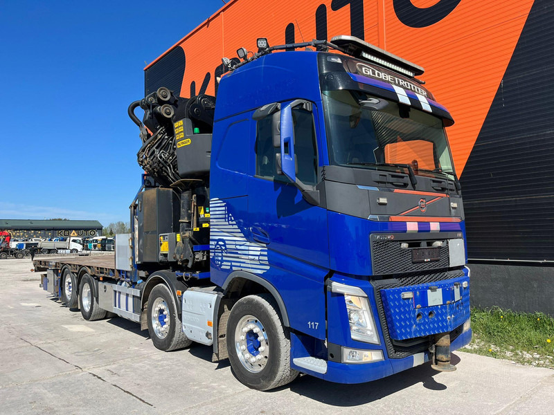 Volvo FH 460 8x2*6 PK78002 + JIB + WINCH / PLATFORM L=7190 mm - Camião de caixa aberta/ Plataforma, Caminhão grua: foto 4 Volvo FH 460 8x2*6 PK78002 + JIB + WINCH / PLATFORM L=7190 mm - Camião de caixa aberta/ Plataforma, Caminhão grua: foto 4