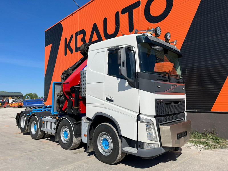 Volvo FH 500 8x2*4 HMF 6020 OK6 / JIB FJ1200 K6 / WINCH - Camião de caixa aberta/ Plataforma, Caminhão grua: foto 4 Volvo FH 500 8x2*4 HMF 6020 OK6 / JIB FJ1200 K6 / WINCH - Camião de caixa aberta/ Plataforma, Caminhão grua: foto 4