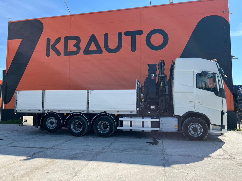 Volvo FH 500 8x4*4 HIAB 408E-6 + JIB / PLATFORM L=6434 mm - Camião de caixa aberta/ Plataforma, Caminhão grua: foto 5 Volvo FH 500 8x4*4 HIAB 408E-6 + JIB / PLATFORM L=6434 mm - Camião de caixa aberta/ Plataforma, Caminhão grua: foto 5