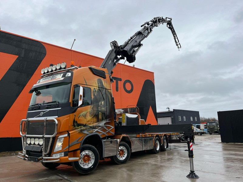 Volvo FH 540 8x2 Fassi F950RA2.28 + JIB L616 + WINCH / EXTENDABLE PLATFROM - Camião de caixa aberta/ Plataforma, Caminhão grua: foto 1 Volvo FH 540 8x2 Fassi F950RA2.28 + JIB L616 + WINCH / EXTENDABLE PLATFROM - Camião de caixa aberta/ Plataforma, Caminhão grua: foto 1