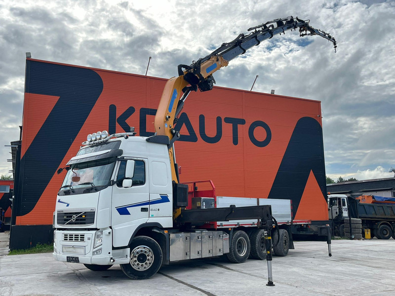 Volvo FH 540 8x4*4 EFFER 525/6S + JIB + WINCH / PLATFORM L=6216 mm - Camião de caixa aberta/ Plataforma, Caminhão grua: foto 1 Volvo FH 540 8x4*4 EFFER 525/6S + JIB + WINCH / PLATFORM L=6216 mm - Camião de caixa aberta/ Plataforma, Caminhão grua: foto 1