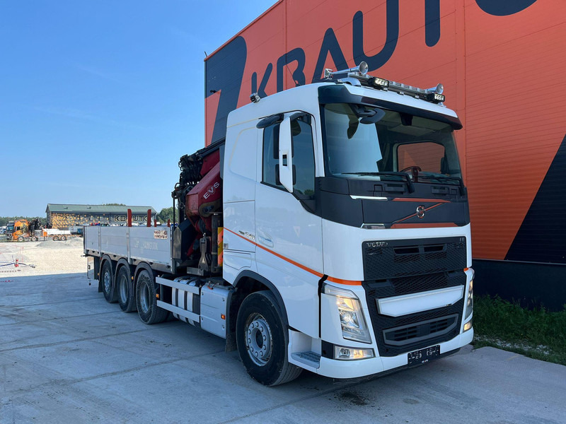 Volvo FH 540 8x4*4 HMF5020K-6 + JIB + WINCH / PLATFORM L=6508 mm - Camião de caixa aberta/ Plataforma, Caminhão grua: foto 4 Volvo FH 540 8x4*4 HMF5020K-6 + JIB + WINCH / PLATFORM L=6508 mm - Camião de caixa aberta/ Plataforma, Caminhão grua: foto 4