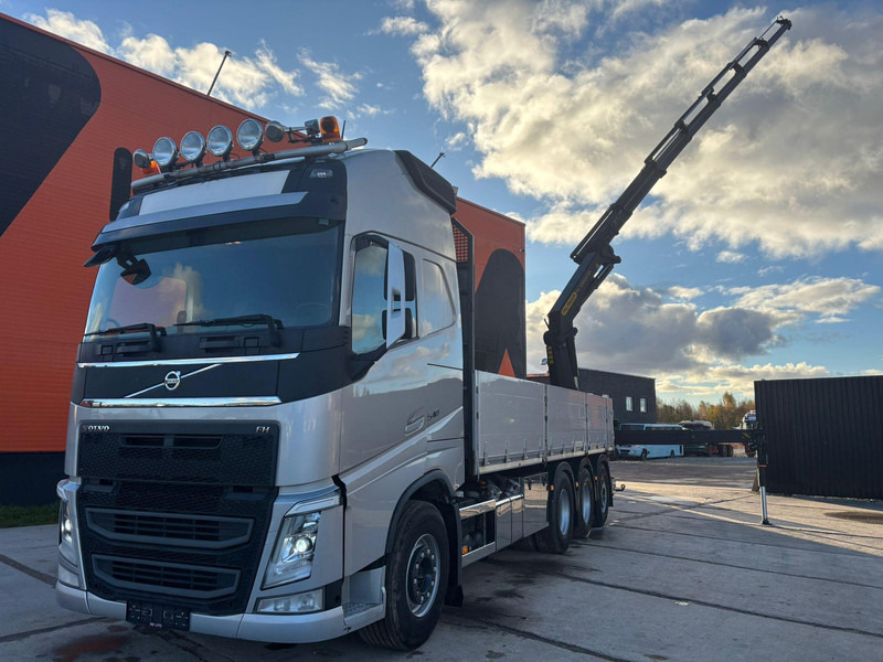 Volvo FH 540 8x4*4 PALFINGER PK 33002 EH / PLATFORM L=7049 mm - Camião de caixa aberta/ Plataforma, Caminhão grua: foto 1 Volvo FH 540 8x4*4 PALFINGER PK 33002 EH / PLATFORM L=7049 mm - Camião de caixa aberta/ Plataforma, Caminhão grua: foto 1