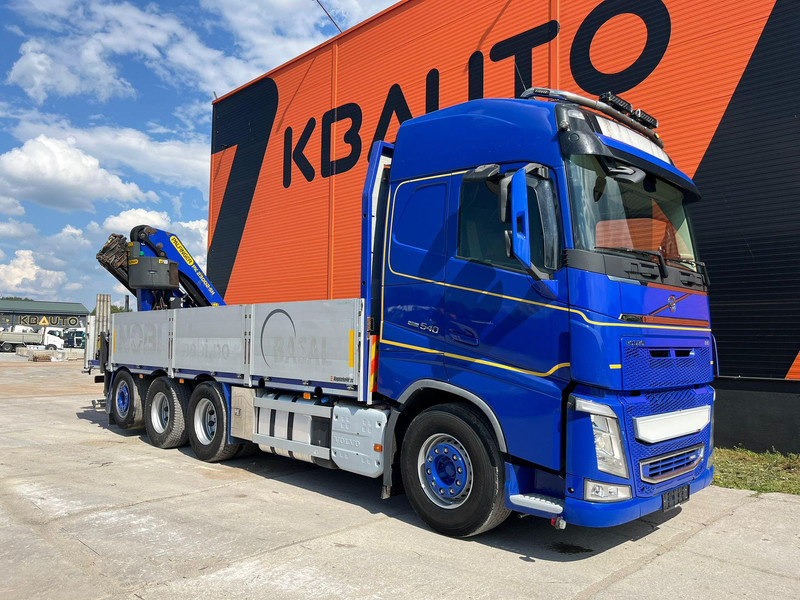 Volvo FH 540 8x4*4 RETARDER / PK 23002-SH / PLATFORM L= 6330 mm - Camião de caixa aberta/ Plataforma, Caminhão grua: foto 4 Volvo FH 540 8x4*4 RETARDER / PK 23002-SH / PLATFORM L= 6330 mm - Camião de caixa aberta/ Plataforma, Caminhão grua: foto 4