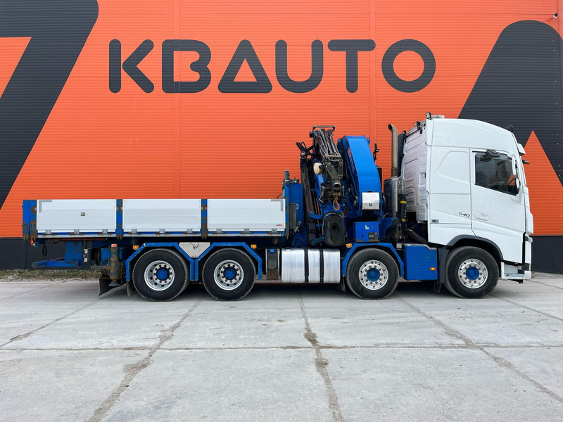 Volvo FH 540 8x4 COMBI / PLATFORM + TRACTOR / EFFER 955/8S + JIB + WINCH / PLATFORM L=5104 mm - Camião de caixa aberta/ Plataforma, Caminhão grua: foto 5 Volvo FH 540 8x4 COMBI / PLATFORM + TRACTOR / EFFER 955/8S + JIB + WINCH / PLATFORM L=5104 mm - Camião de caixa aberta/ Plataforma, Caminhão grua: foto 5