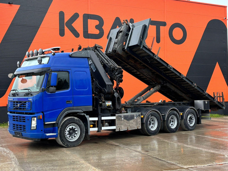 Volvo FM 12 460 8x4*4 HIAB 422 E-5 HIPRO+JIB / HOOK LIFT 20 ton / L=5600 mm / PLATFORM - Caminhão polibenne, Caminhão grua: foto 2 Volvo FM 12 460 8x4*4 HIAB 422 E-5 HIPRO+JIB / HOOK LIFT 20 ton / L=5600 mm / PLATFORM - Caminhão polibenne, Caminhão grua: foto 2