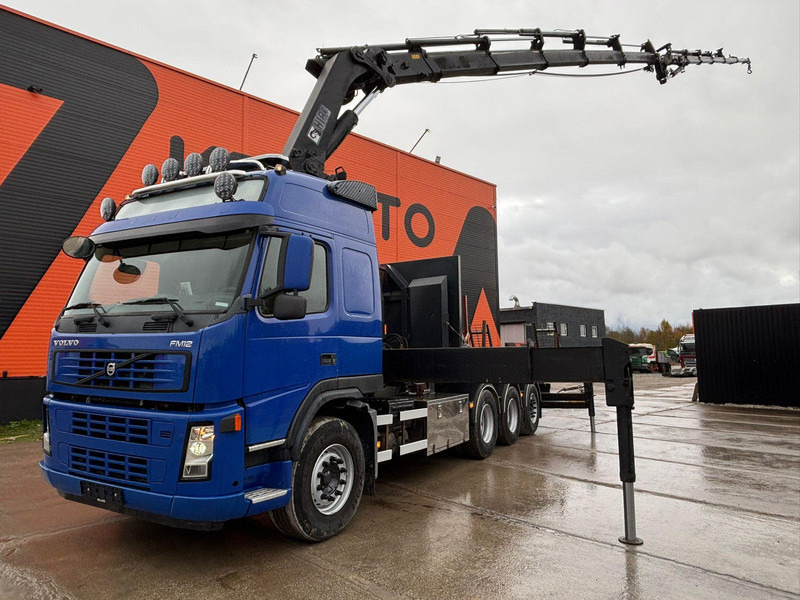 Volvo FM 12 460 8x4*4 HIAB 422 E-5 HIPRO+JIB / HOOK LIFT 20 ton / L=5600 mm / PLATFORM - Caminhão polibenne, Caminhão grua: foto 1 Volvo FM 12 460 8x4*4 HIAB 422 E-5 HIPRO+JIB / HOOK LIFT 20 ton / L=5600 mm / PLATFORM - Caminhão polibenne, Caminhão grua: foto 1