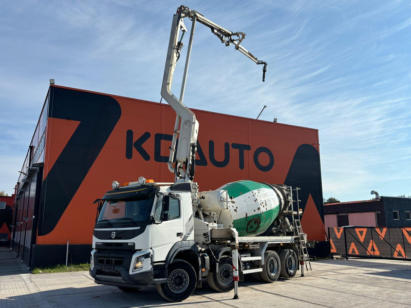 Volvo FMX 500 8x4 PUMI 24-3 - 24 m - 2303 hours / 7 m3 / FULL STEEL - Caminhão betoneira: foto 1 Volvo FMX 500 8x4 PUMI 24-3 - 24 m - 2303 hours / 7 m3 / FULL STEEL - Caminhão betoneira: foto 1