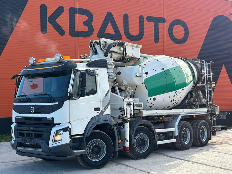 Volvo FMX 500 8x4 PUMI 24-3 - 24 m - 2303 hours / 7 m3 / FULL STEEL - Caminhão betoneira: foto 2 Volvo FMX 500 8x4 PUMI 24-3 - 24 m - 2303 hours / 7 m3 / FULL STEEL - Caminhão betoneira: foto 2