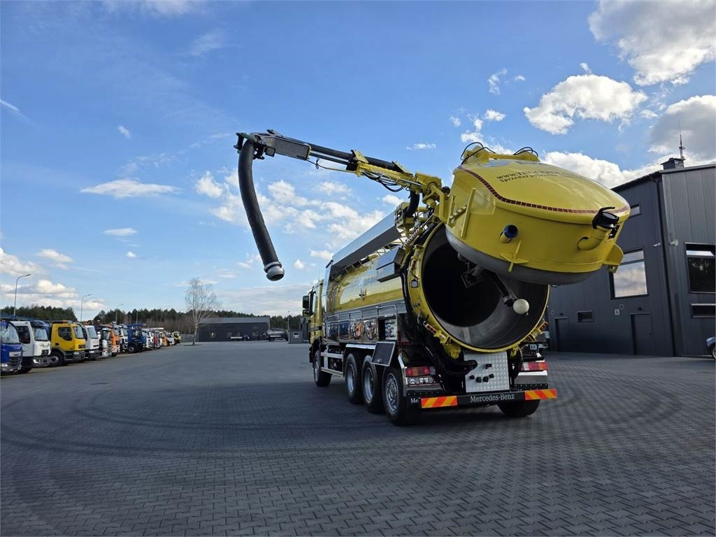 Caminhão limpa fossa Mercedes-Benz WUKO KAISER EUR-MARK PKL 10.10 FOR CLEANING SEWAGE: foto 12