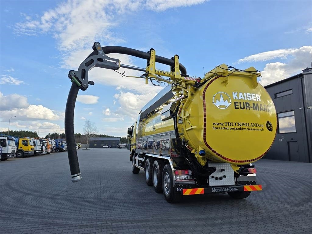 Caminhão limpa fossa Mercedes-Benz WUKO KAISER EUR-MARK PKL 10.10 FOR CLEANING SEWAGE: foto 7